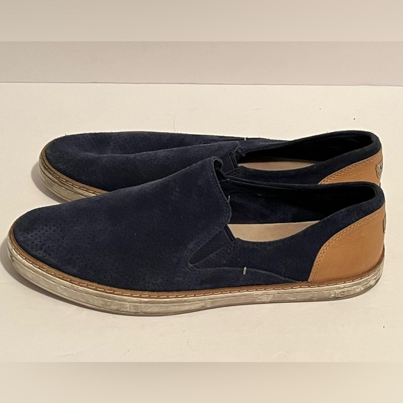 UGG Adley Blue Suede Slip On Women Slip On Sneaker - Picture 8 of 16